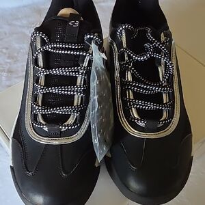 Skechers Black and White Women's Sneakers, Slip On, Size 8. Never Worn!